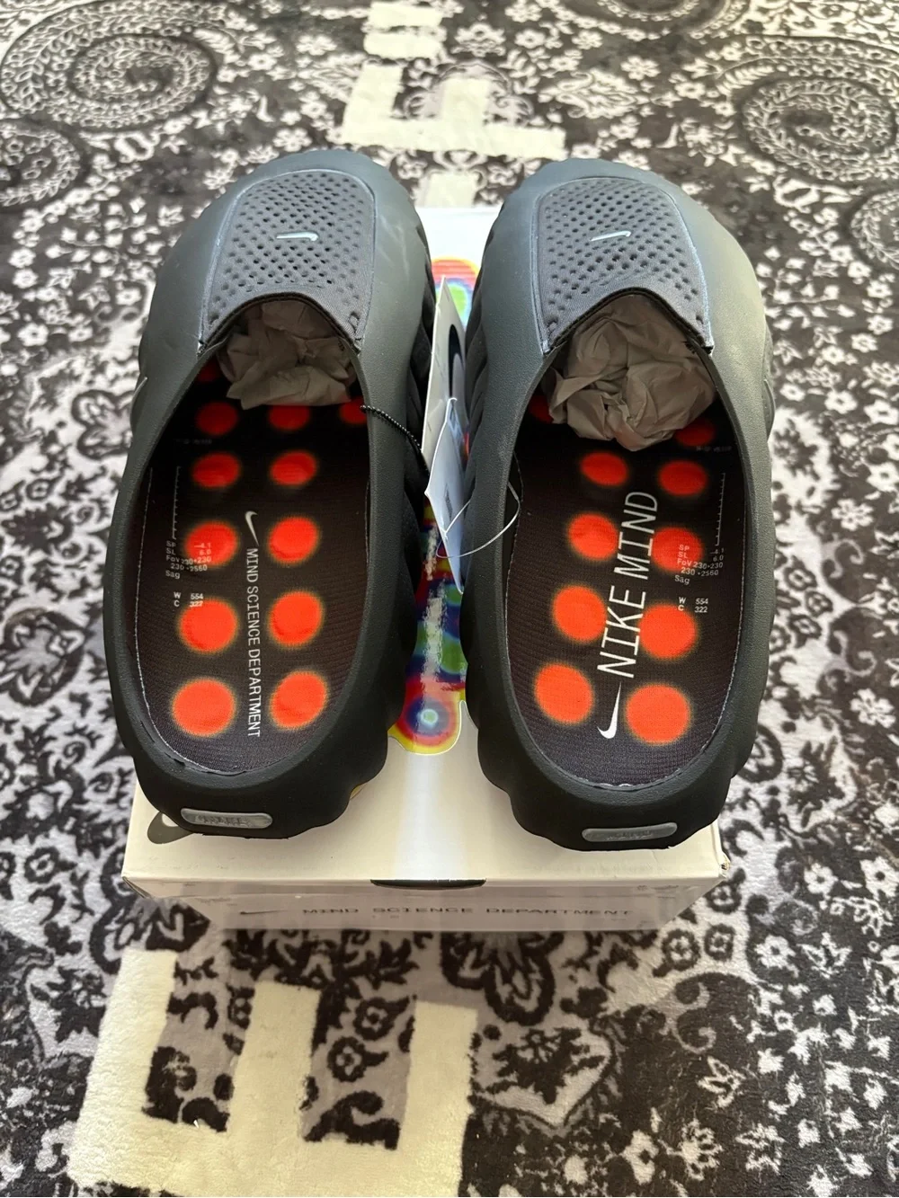 Nike Mind 001 Slides Men Black Chrome